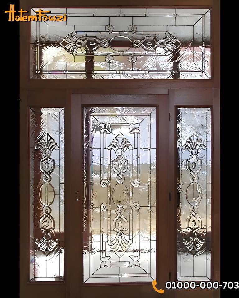 Palatial Glass Entryway