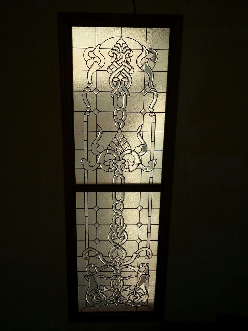Engraved conference wall