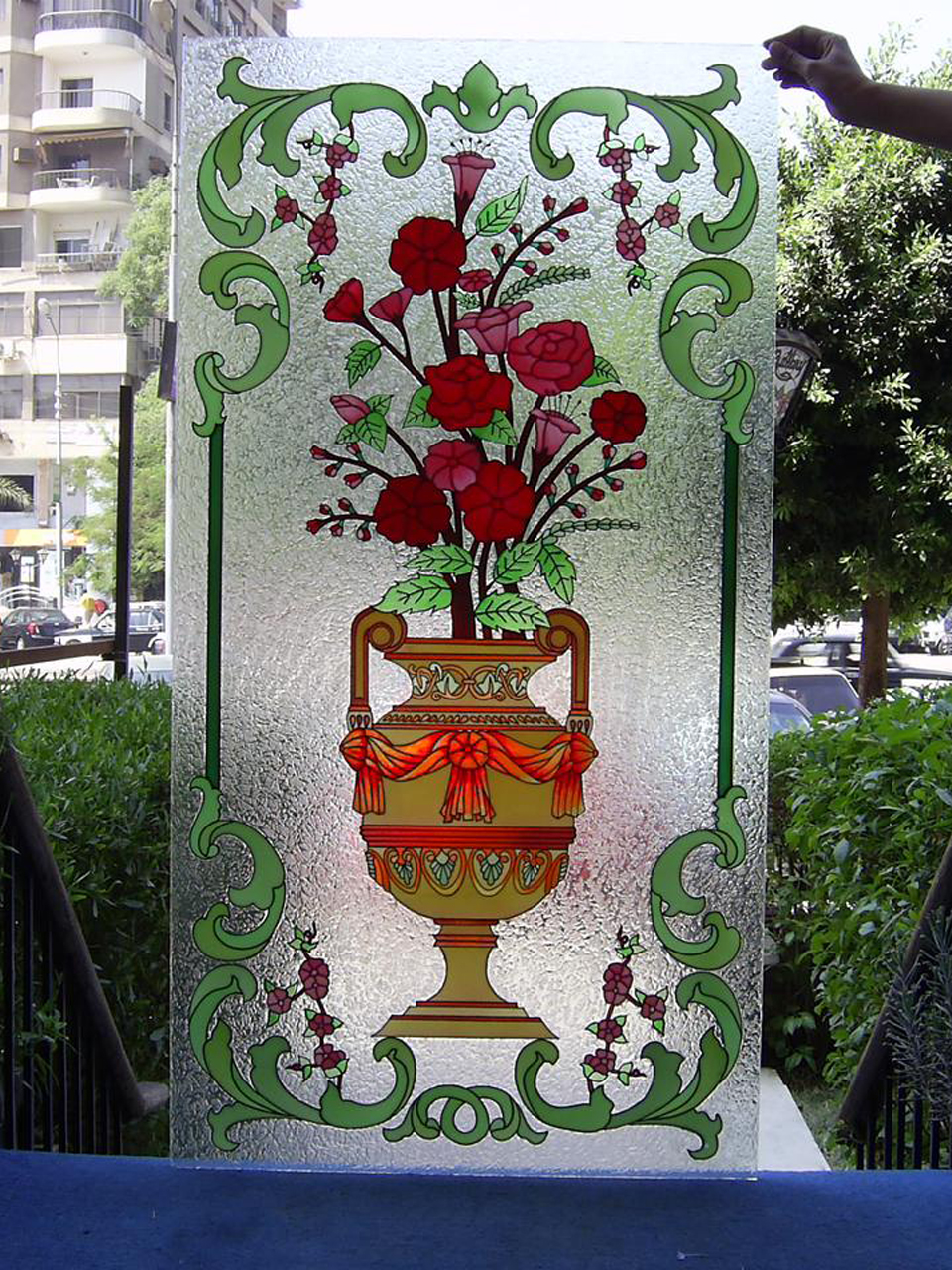 Textured Enamel Surface