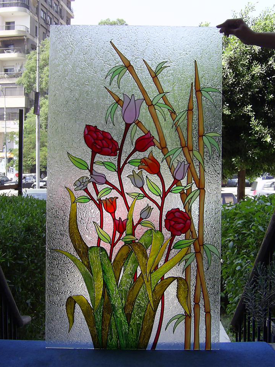 Layered Painted Composition
