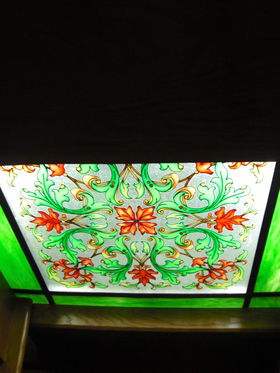 Abstract Painted Glass